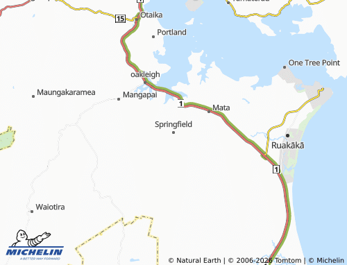 Mapa MICHELIN Springfield - ViaMichelin