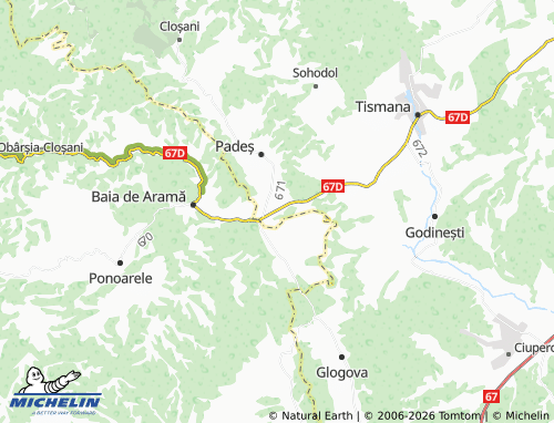 Mapa MICHELIN Apa Neagră - ViaMichelin