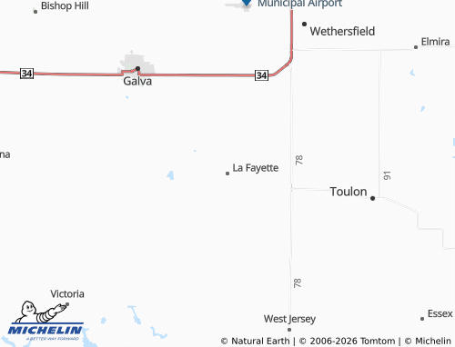 Mapa MICHELIN La Fayette - ViaMichelin