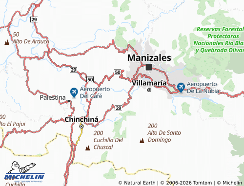 Carte MICHELIN El Aventino - ViaMichelin