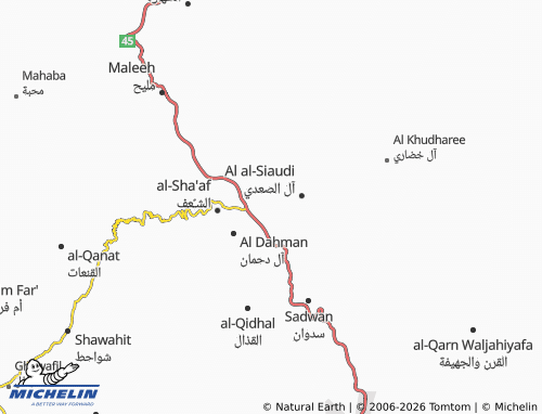MICHELIN-Landkarte al-'Amal - ViaMichelin