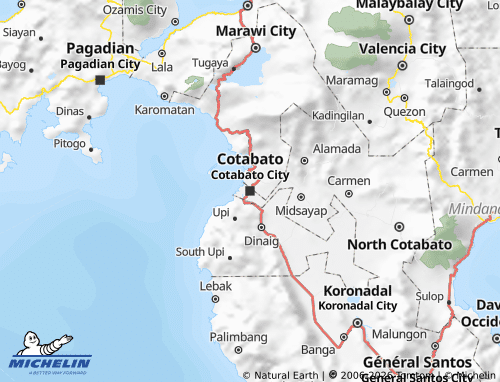 Carte MICHELIN Soccsksargen - ViaMichelin