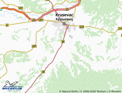 Mapa MICHELIN Lipovac - ViaMichelin