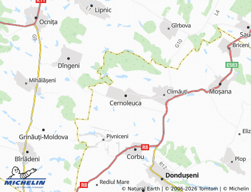 Mappa MICHELIN Cernoleuca - ViaMichelin