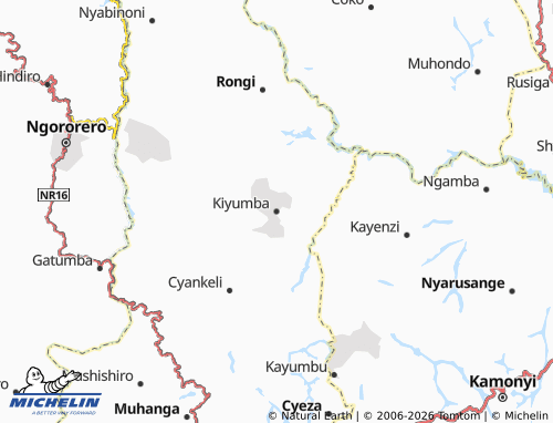 Mapa MICHELIN Kiyumba - ViaMichelin