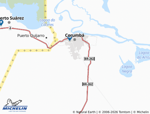 Mappa MICHELIN Nova Corumbá - ViaMichelin