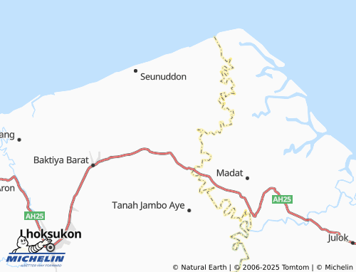 MICHELIN Meunasah Geudong map - ViaMichelin