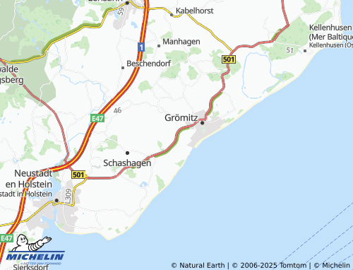 Mapa MICHELIN Körnick - ViaMichelin