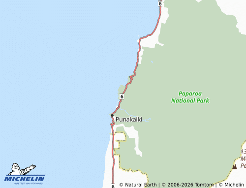 Mapa MICHELIN Te Miko - ViaMichelin
