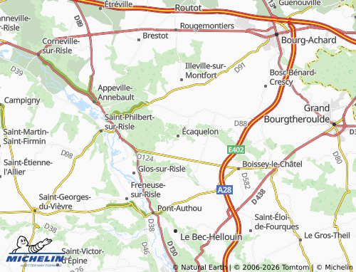 Mapa MICHELIN Écaquelon - ViaMichelin