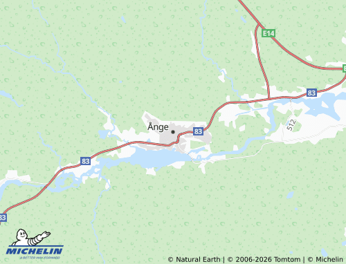 Mappa MICHELIN Ånge - ViaMichelin