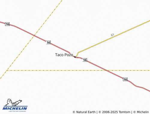 MICHELIN-Landkarte Taco Pozo - ViaMichelin