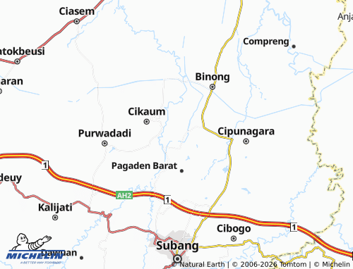 Mapa MICHELIN Mekarwangi - ViaMichelin