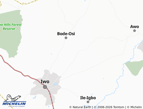 Carte MICHELIN Ikire-Ile - ViaMichelin
