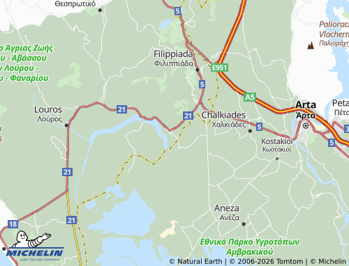 Carte MICHELIN Nea Kerasous - ViaMichelin