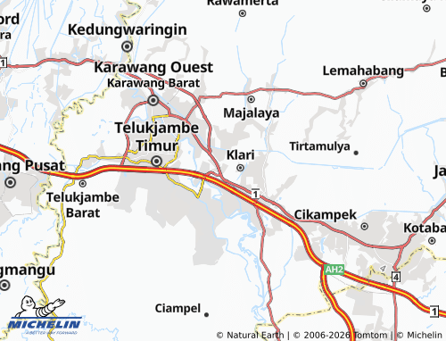 Carte MICHELIN Gintungkerta - ViaMichelin