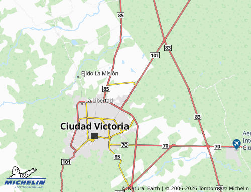 Mapa MICHELIN Los Álamos - ViaMichelin