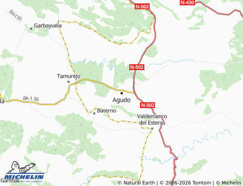 MICHELIN Agudo map - ViaMichelin