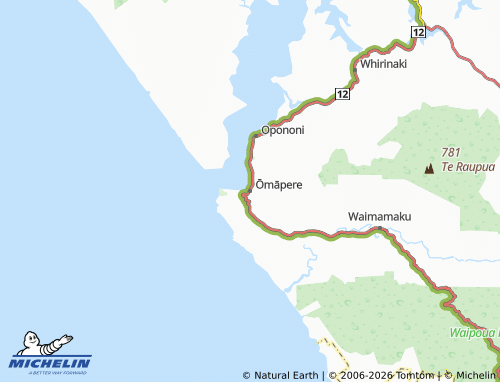 Mapa MICHELIN Ōmāpere - ViaMichelin
