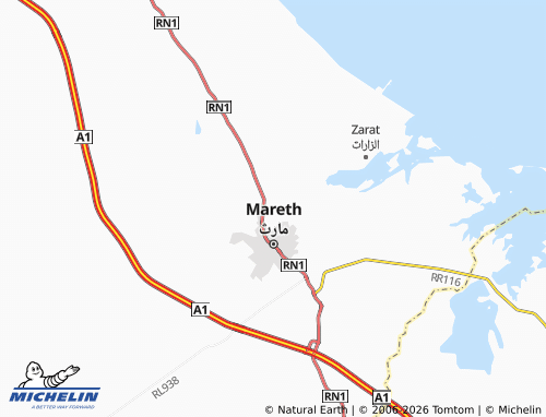 Kaart MICHELIN Baraq - ViaMichelin