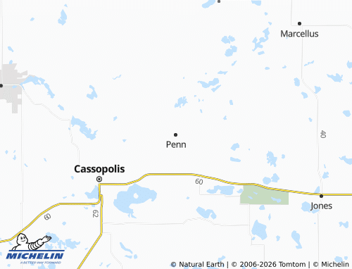 Mapa MICHELIN Penn - ViaMichelin