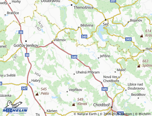 MICHELIN Borek map - ViaMichelin
