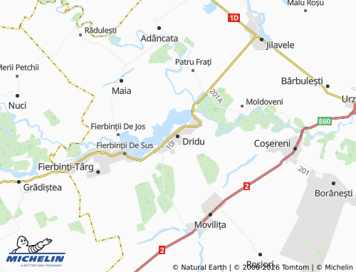 Mappa MICHELIN Dridu - ViaMichelin
