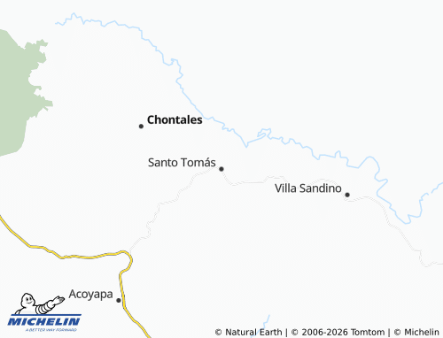 Mapa MICHELIN Santo Tomás - ViaMichelin