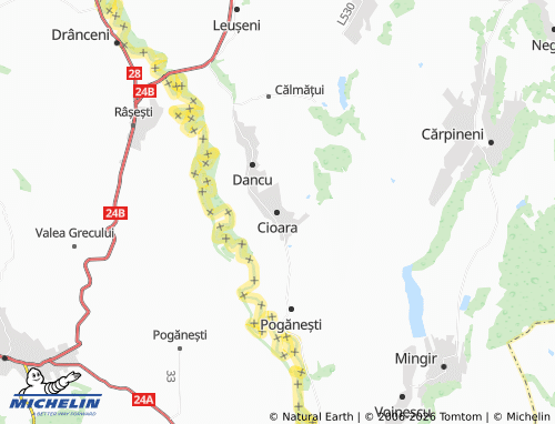 Mapa MICHELIN Cioara - ViaMichelin
