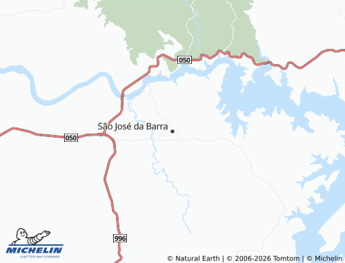 Mapa MICHELIN São José da Barra - ViaMichelin