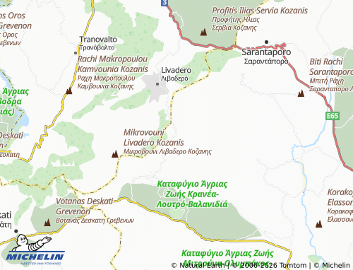 MICHELIN Akri map - ViaMichelin