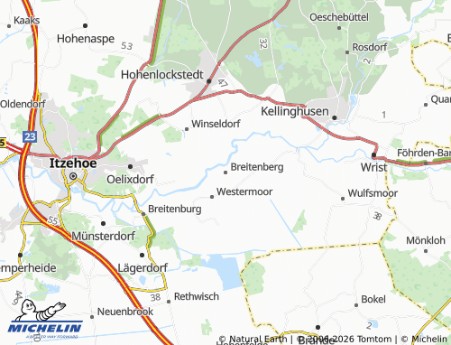 MICHELIN Breitenberg map - ViaMichelin