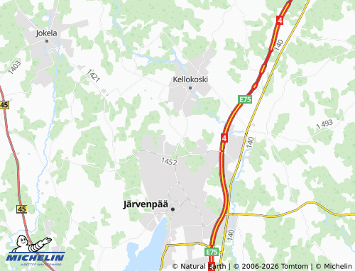 Kaart MICHELIN Nummenkylä - ViaMichelin