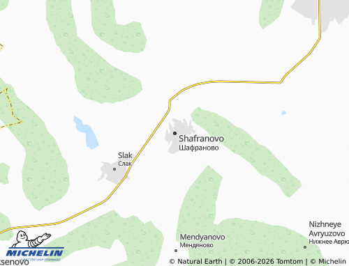 MICHELIN-Landkarte Shafranovo - ViaMichelin