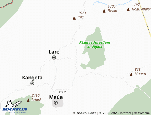 MICHELIN Theera map - ViaMichelin