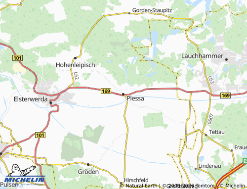 MICHELIN Plessa map - ViaMichelin