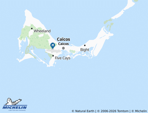 Carte MICHELIN Long Bay Beach - ViaMichelin