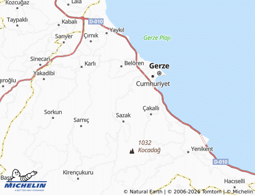 MICHELIN Acısu map - ViaMichelin