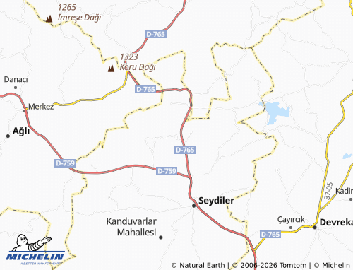 Mappa MICHELIN Üyük - ViaMichelin