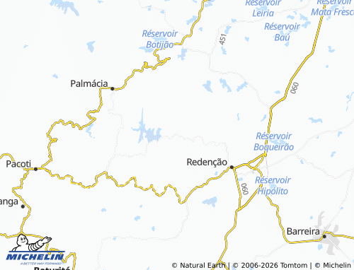 Mapa MICHELIN Barra Nova - ViaMichelin