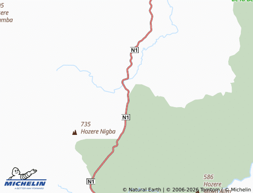 MICHELIN Banda map - ViaMichelin