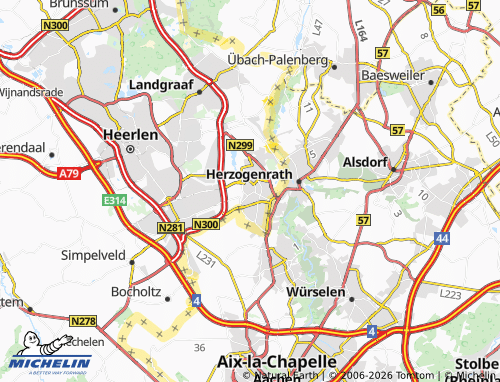 Carte MICHELIN Kerkrade - ViaMichelin