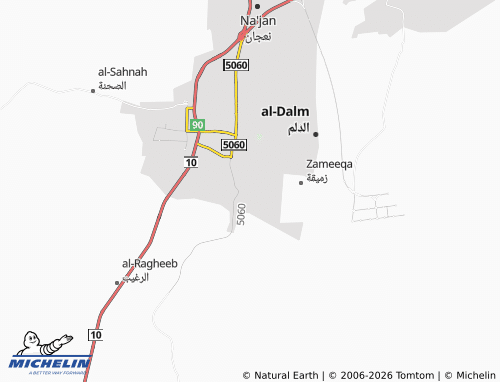 Carte MICHELIN Zameeqa - ViaMichelin