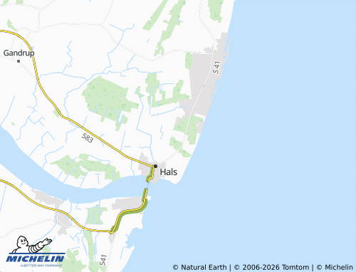 MICHELIN Bisnap Nord map - ViaMichelin