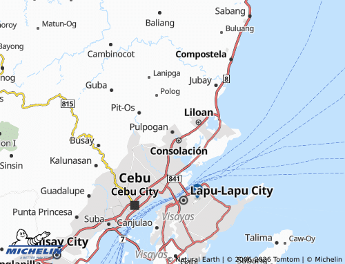 Mappa MICHELIN Pulpogan - ViaMichelin