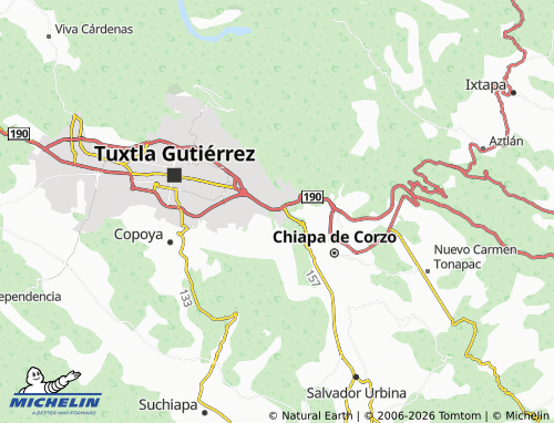 Mapa MICHELIN Lomas del Valle, Los Ranchos - ViaMichelin