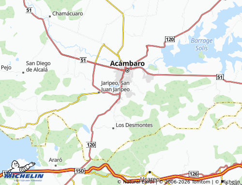 Mappa MICHELIN Los Sauces - ViaMichelin