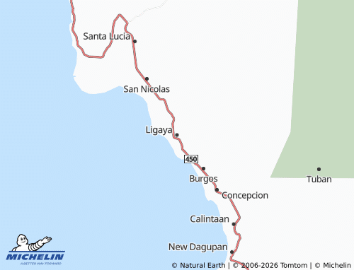 Mappa MICHELIN Ligaya - ViaMichelin