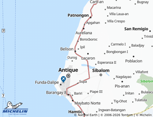 MICHELIN Concepcion map - ViaMichelin