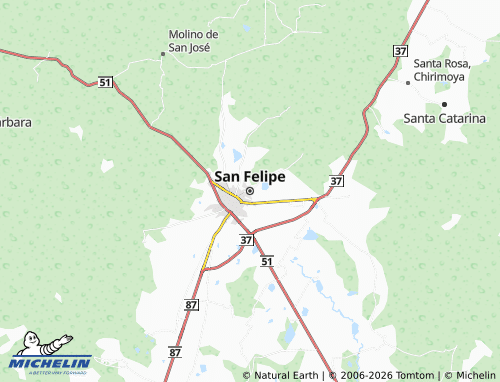 MICHELIN-Landkarte San Felipe - ViaMichelin